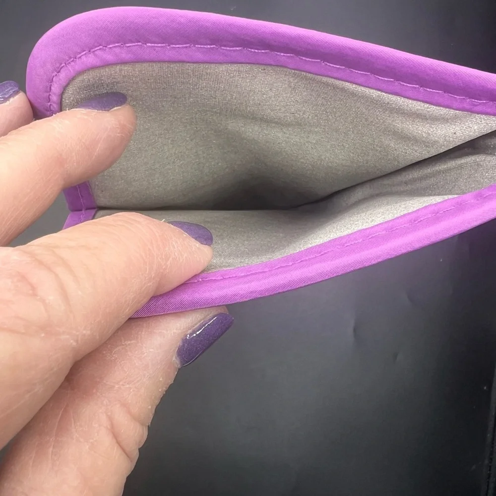Vera Bradley curling / flat iron cover purple